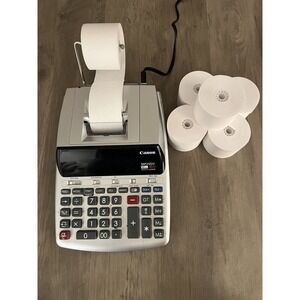Canon MP25DV Desktop 12-Digit 2-Color Printing Calculator With Clock & Calendar